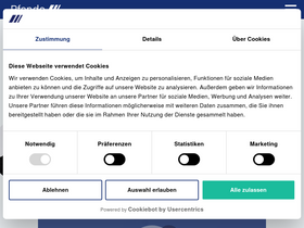 'pfando.de' screenshot
