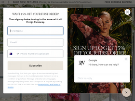 'runawaythelabel.com' screenshot