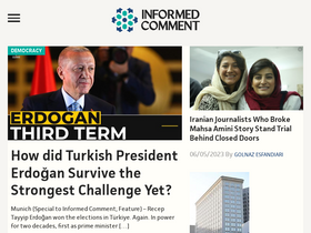 'juancole.com' screenshot