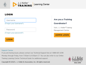 'jjktrainingportal.com' screenshot