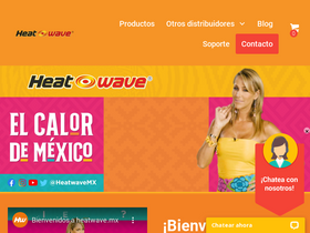 'heatwave.com.mx' screenshot