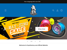'yoyofactory.com' screenshot