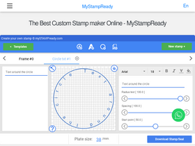 'mystampready.com' screenshot