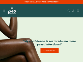 phdfemininehealth.com homepage screenshot