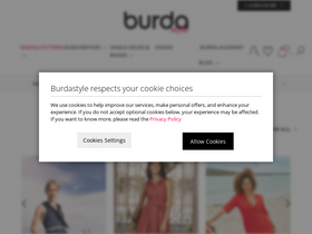 'burdastyle.com' screenshot