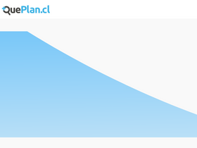 'queplan.cl' screenshot