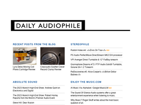'dailyaudiophile.com' screenshot