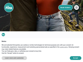 'theparkplayground.com' screenshot