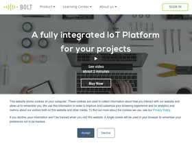 'boltiot.com' screenshot