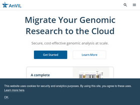 'anvilproject.org' screenshot