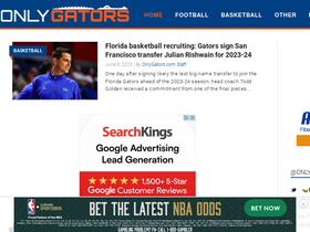 'onlygators.com' screenshot