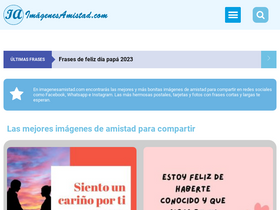 'imagenesamistad.com' screenshot