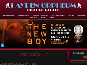 'orpheum.com.au' screenshot