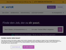 'monster.de' screenshot