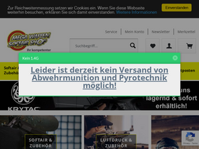 'mega-waffen-softair-shop.de' screenshot