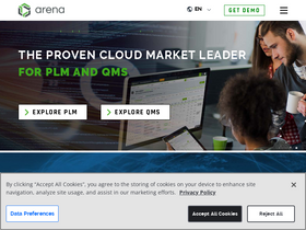 'arenasolutions.com' screenshot