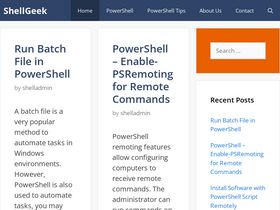 Run PowerShell Script From CMD - ShellGeek