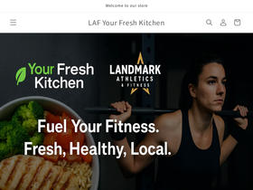 lafyourfreshkitchen.com homepage screenshot