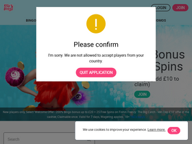 'kittybingo.com' screenshot