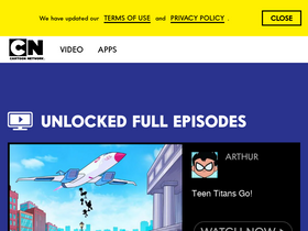 'cartoonnetwork.com.mx' screenshot