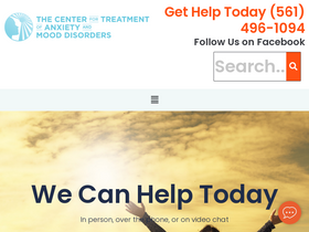 'centerforanxietydisorders.com' screenshot