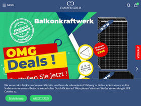 'campergold.net' screenshot