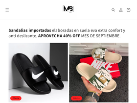 calzadomonicaberrio.com homepage screenshot