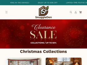 Snuggleden website screenshot