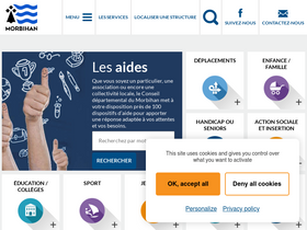 'patrimoines-archives.morbihan.fr' screenshot