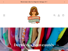 la-friperievintage.com homepage screenshot
