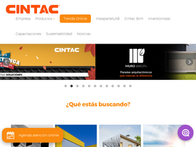 'cintac.cl' screenshot