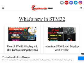 'controllerstech.com' screenshot