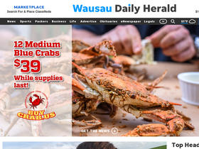 'wausaudailyherald.com' screenshot