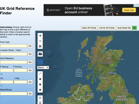 'gridreferencefinder.com' screenshot