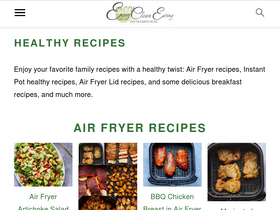 'enjoycleaneating.com' screenshot