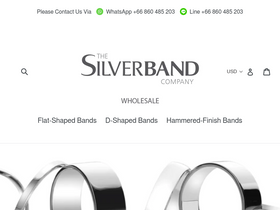 silverbandcompany.com homepage screenshot