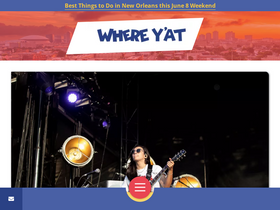 'whereyat.com' screenshot