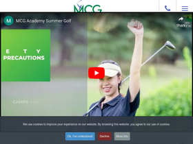 'mcggolf.com' screenshot