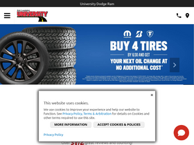 'universitydodge.com' screenshot