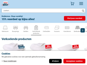 'beddenreus.nl' screenshot