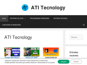 'atitecnology.com' screenshot