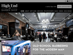 'highendbarbershop.com' screenshot