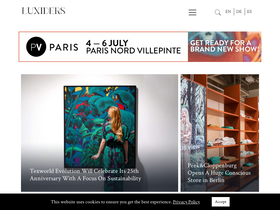 'luxiders.com' screenshot