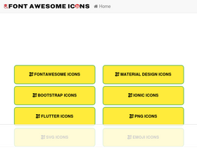 'fontawesomeicons.com' screenshot