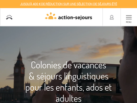 'action-sejours.com' screenshot