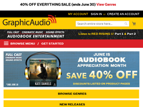 'graphicaudio.net' screenshot