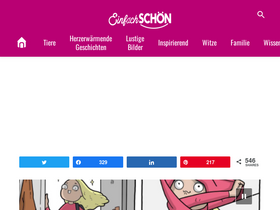 'einfachschoen.me' screenshot