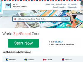 'worldpostalcode.com' screenshot