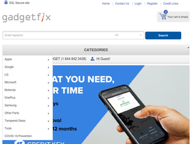 'gadgetfix.com' screenshot