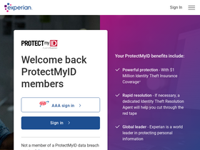 'protectmyid.com' screenshot